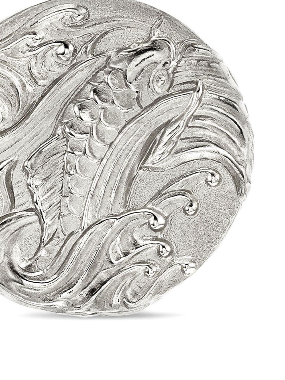 sterling silver Dragon amulet (30.9mm) Product Image