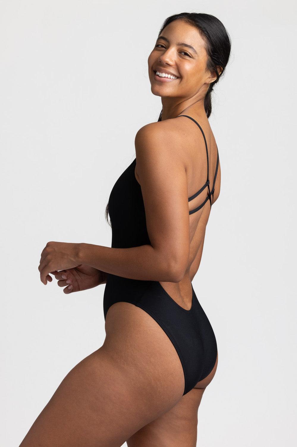Michele One Piece Swimsuit - Black Female Product Image