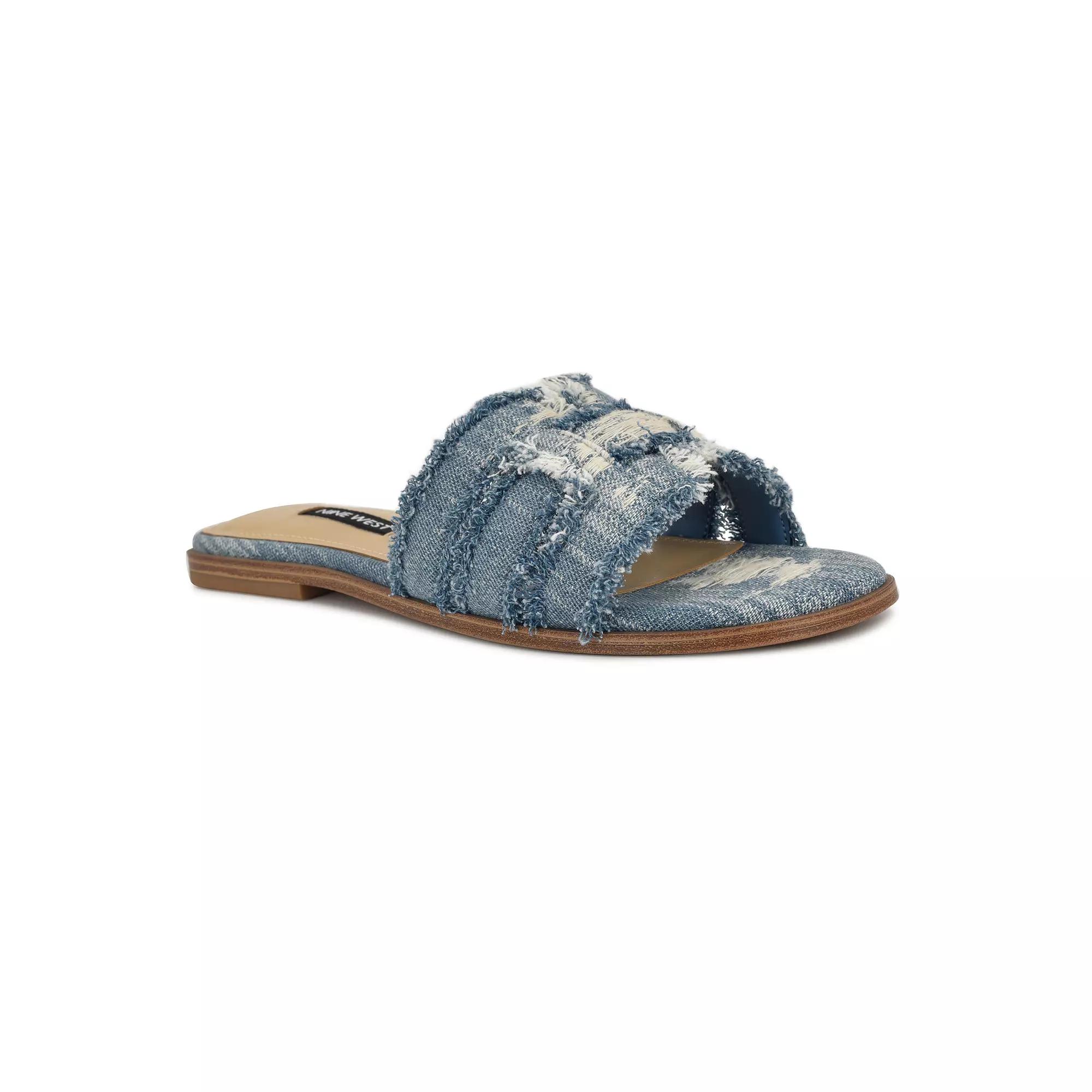 Nine West Germanny Women's Slip-On Casual Sandals,  Product Image