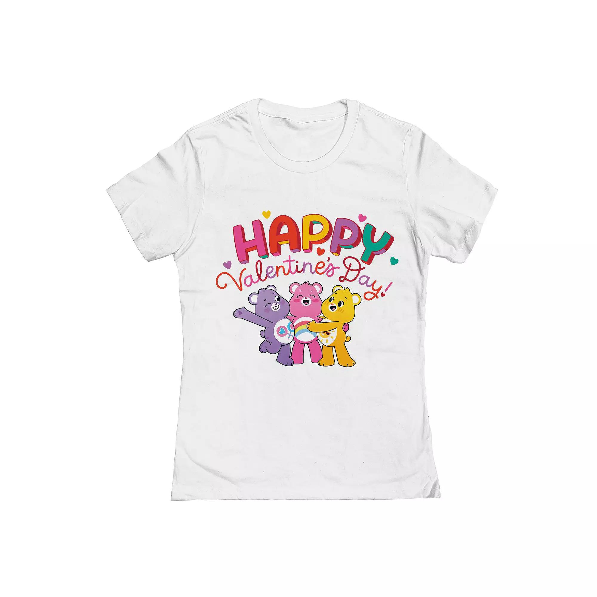 Junior's Care Bears Unlock The Magic Valentine's Day Graphic Tee, Women's,  Product Image