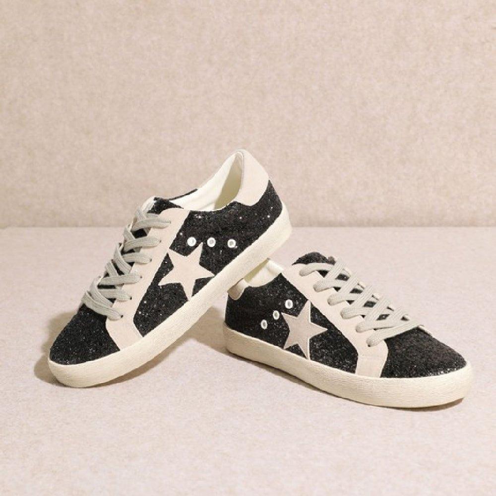 Midnight Glazed Star Sneakers* Product Image