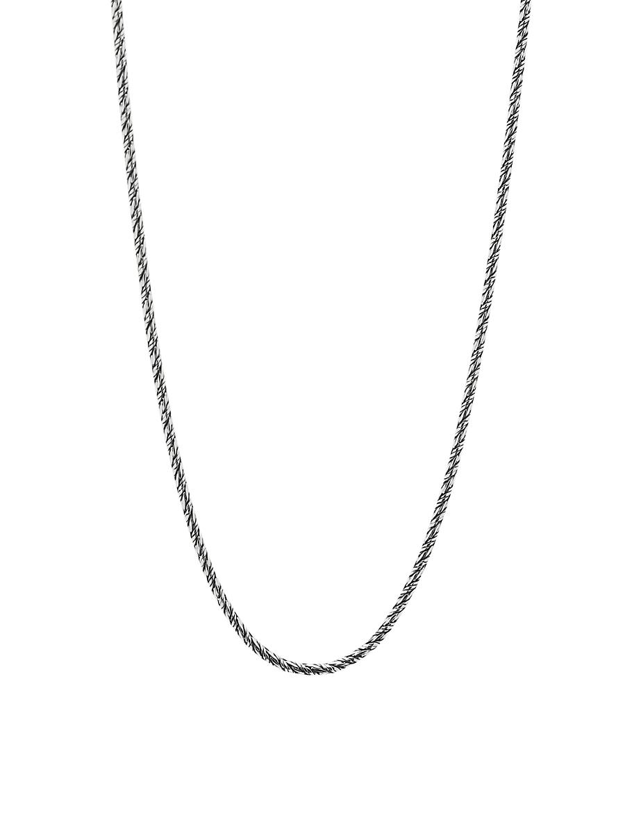 Womens Sterling Silver Snake Chain Necklace Product Image