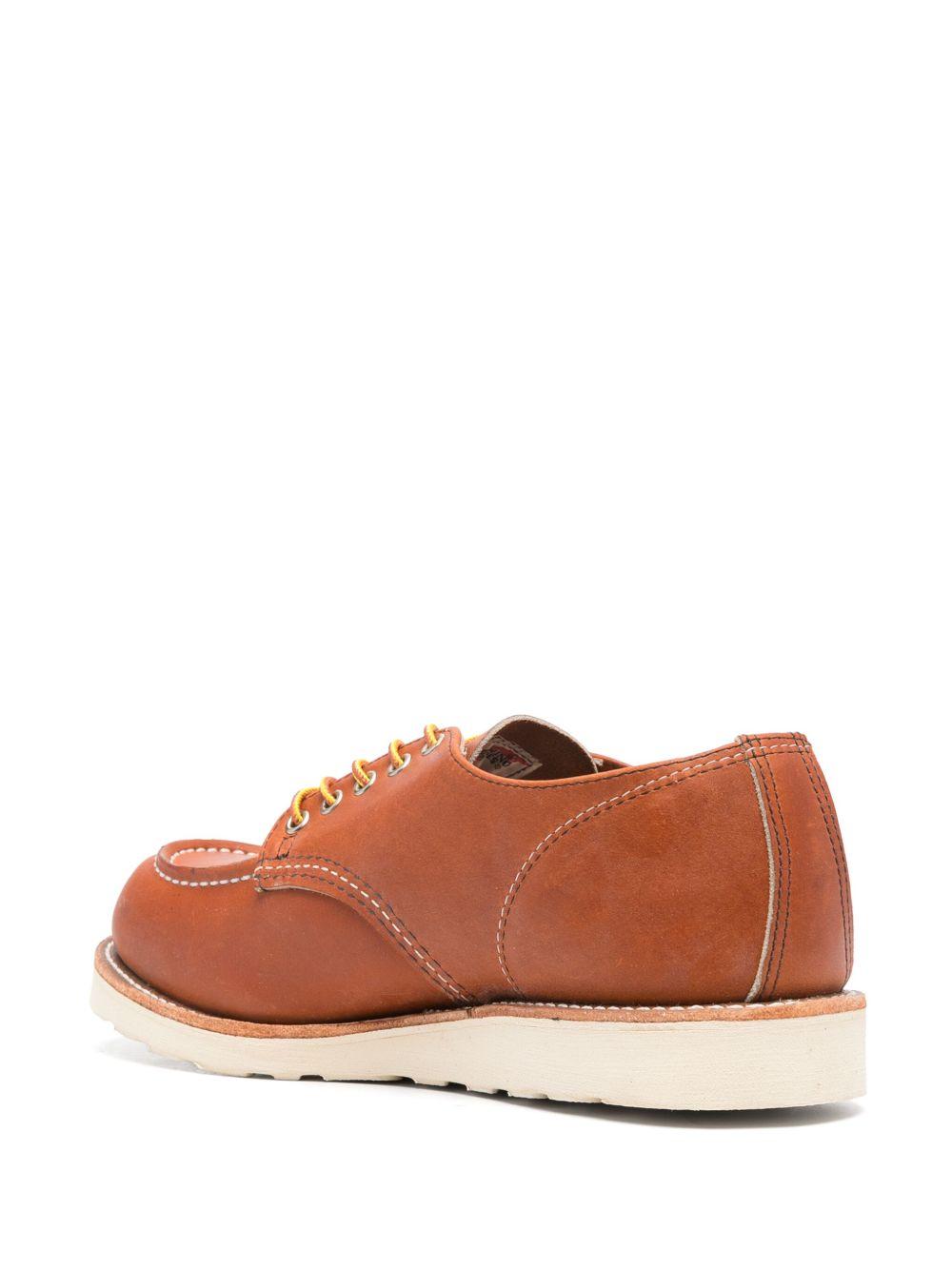 Shop Moc leather derby shoes Product Image