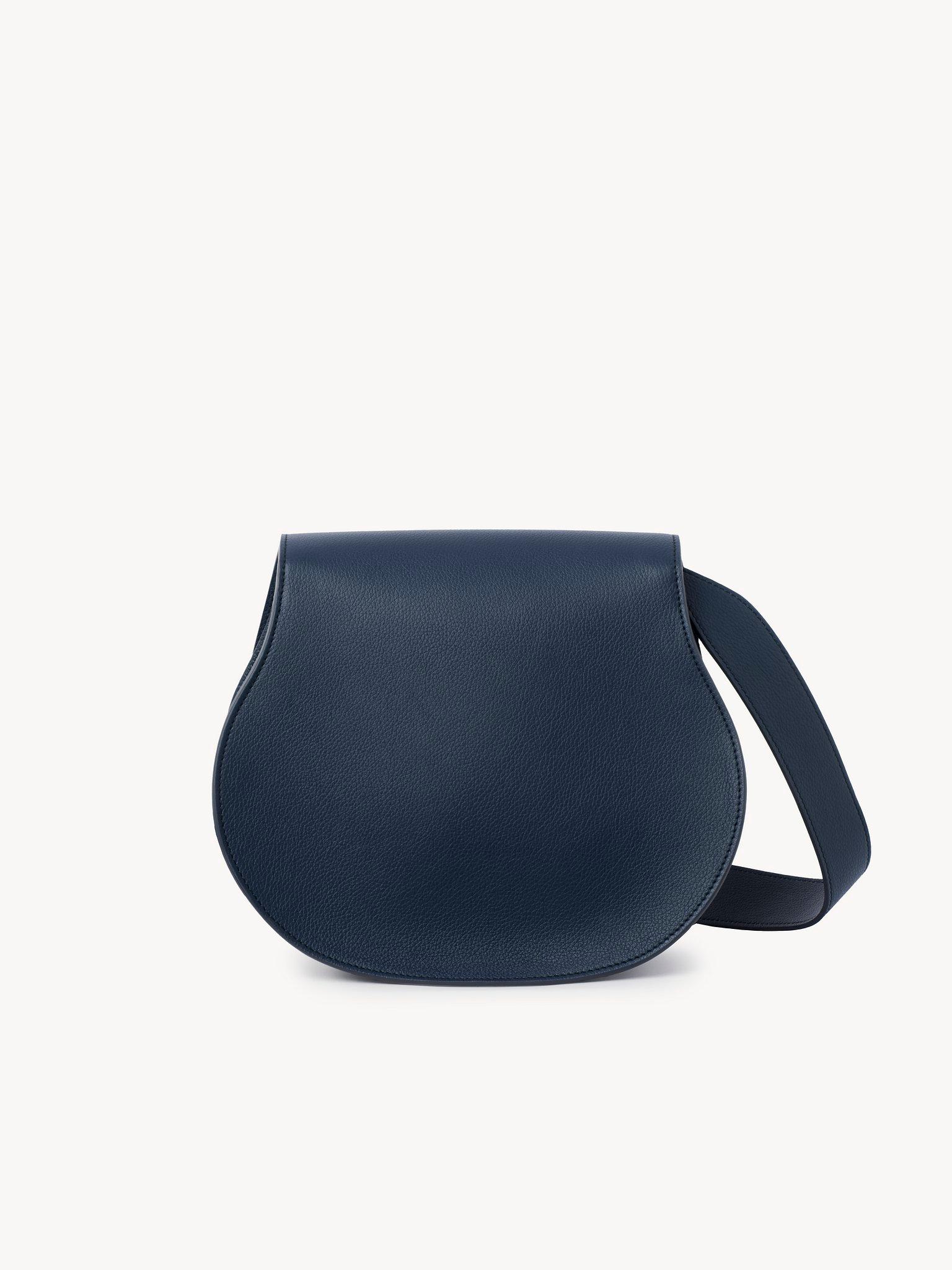 Marcie saddle bag in grained leather Product Image
