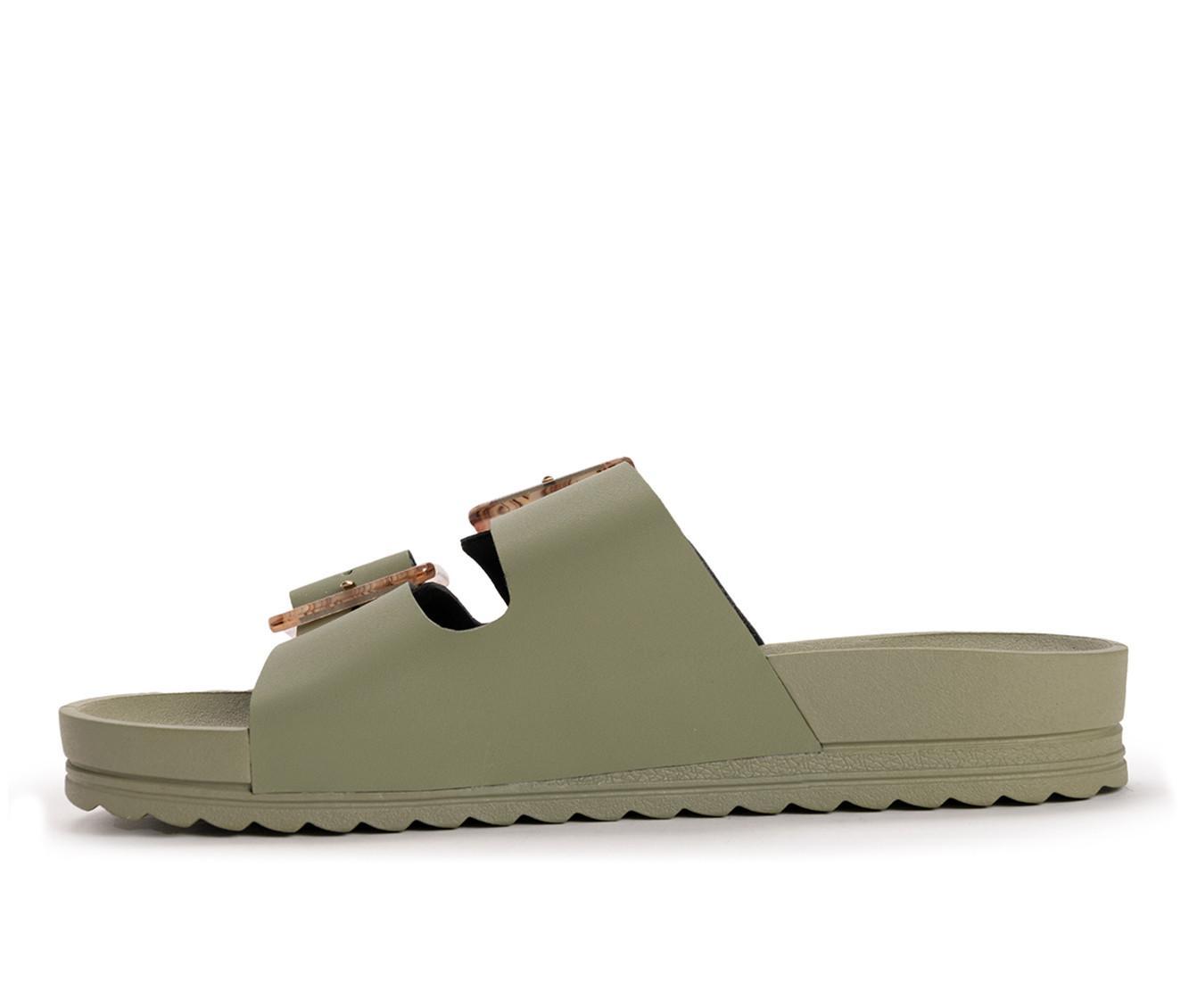 Women's MUK LUKS Grand Cayman Footbed Sandals Product Image