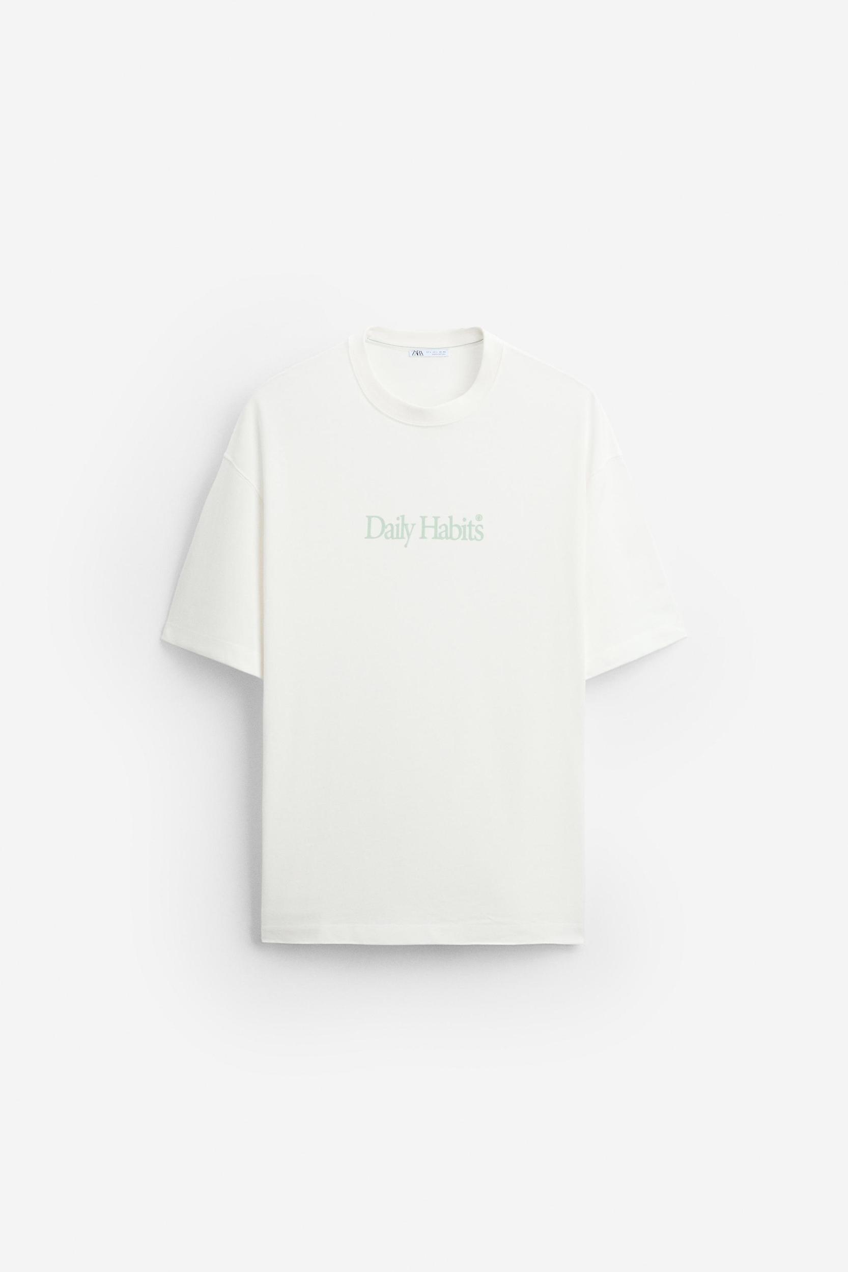 TEXT PRINT T-SHIRT Product Image