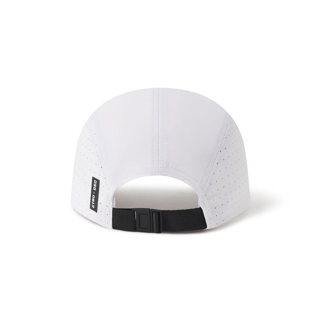 0813. Tetra-Lite® Vented Hat - White/Silver "Wings" Product Image