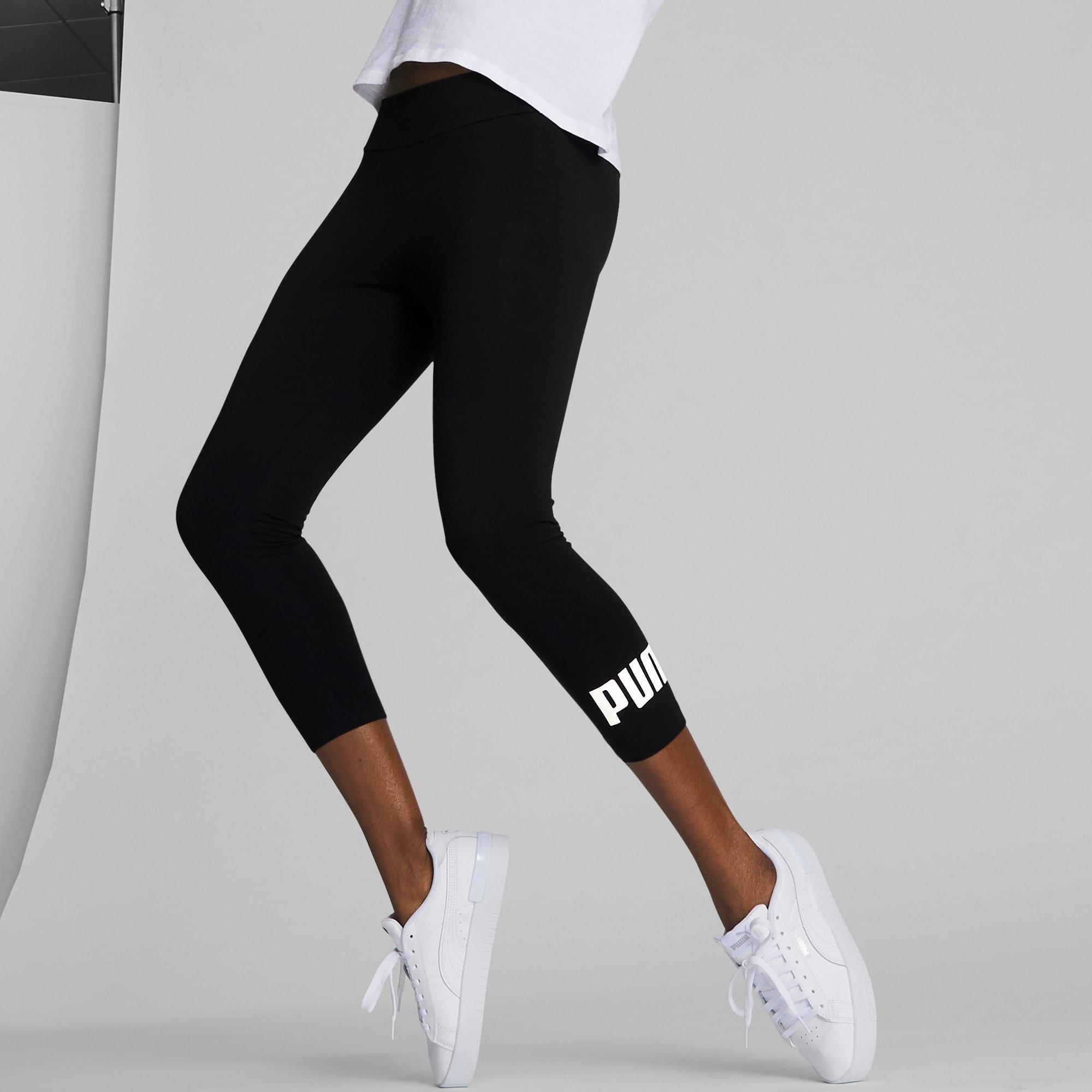 PUMA Essentials Women's 3/4 Logo Leggings Product Image
