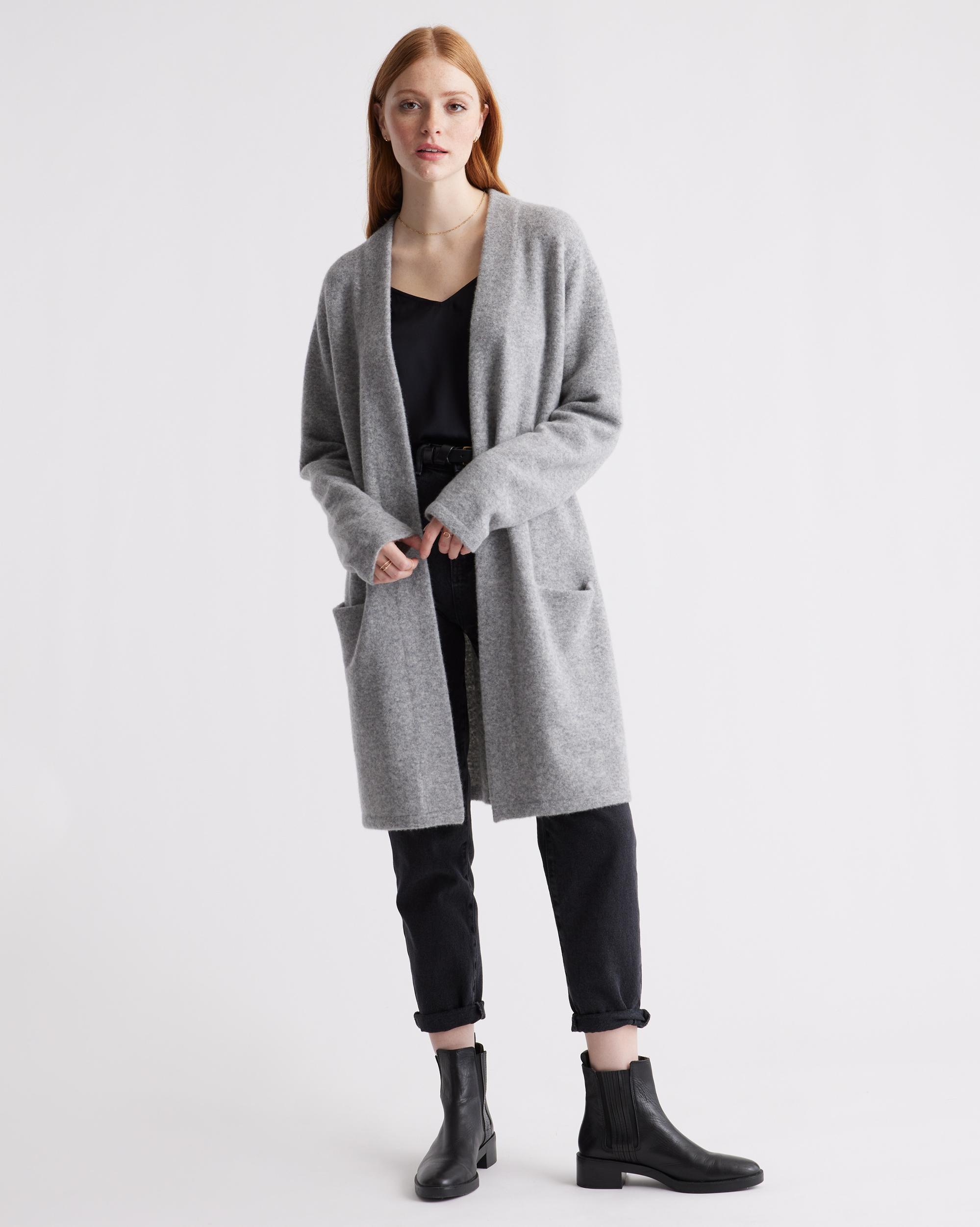 Quince | Women's Superfine Merino Wool Sweater Coat Product Image