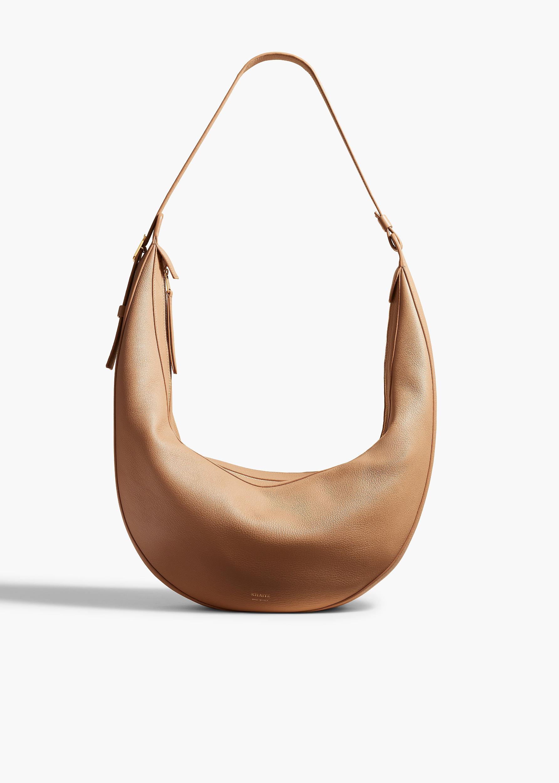 Augustina Hobo in Hazelnut Pebbled Leather Product Image