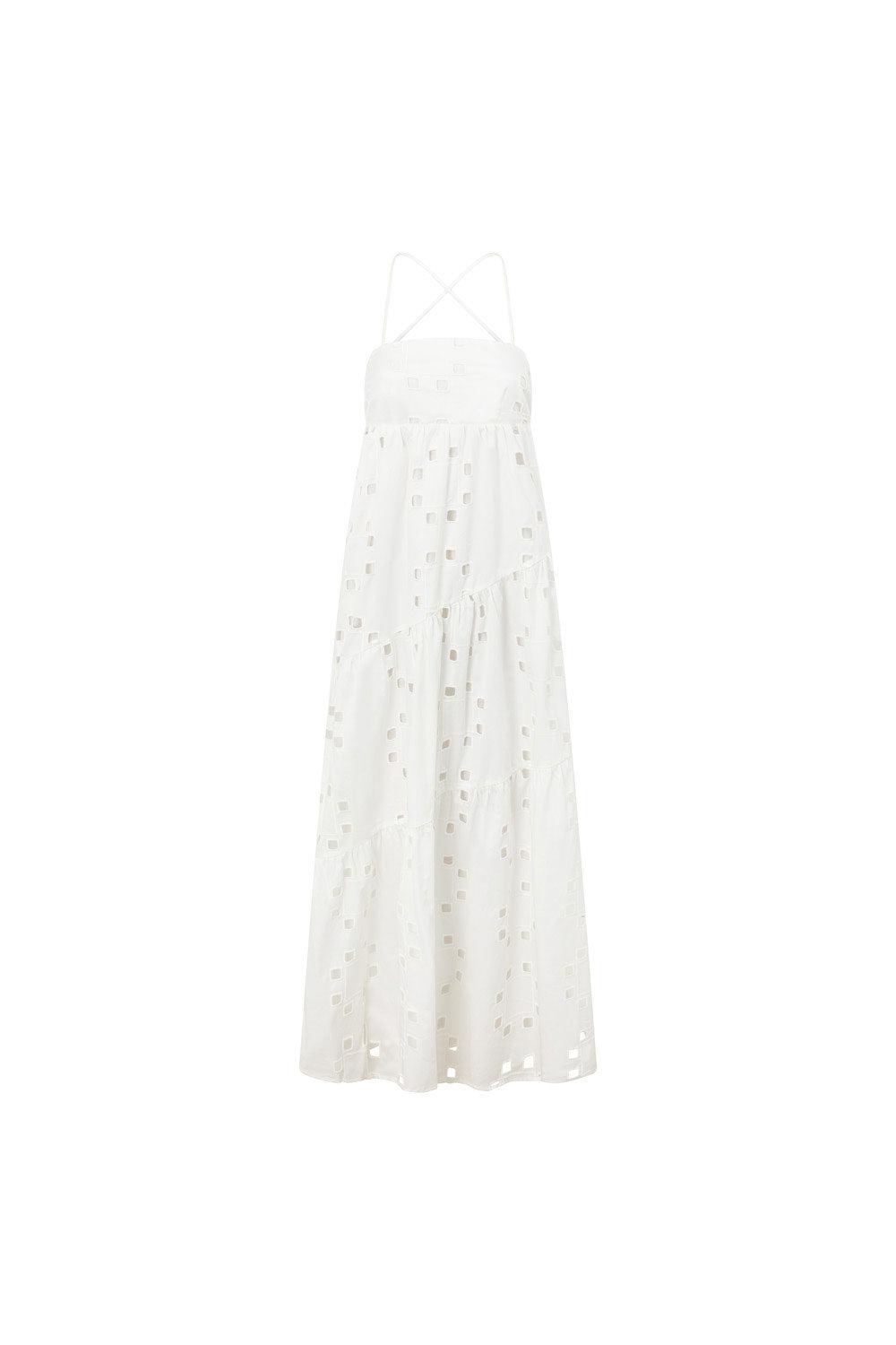 Backless Giselle Dress - Cutwork Product Image