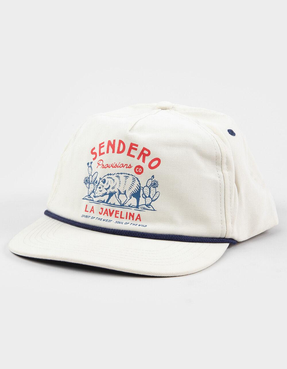 SENDERO PROVISIONS CO. La Javelina Snapback Hat - WHITE COMBO Product Image