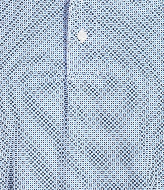 Cremieux Blue Label Performance Stretch Geometric Print Short Sleeve Polo Shirt Product Image