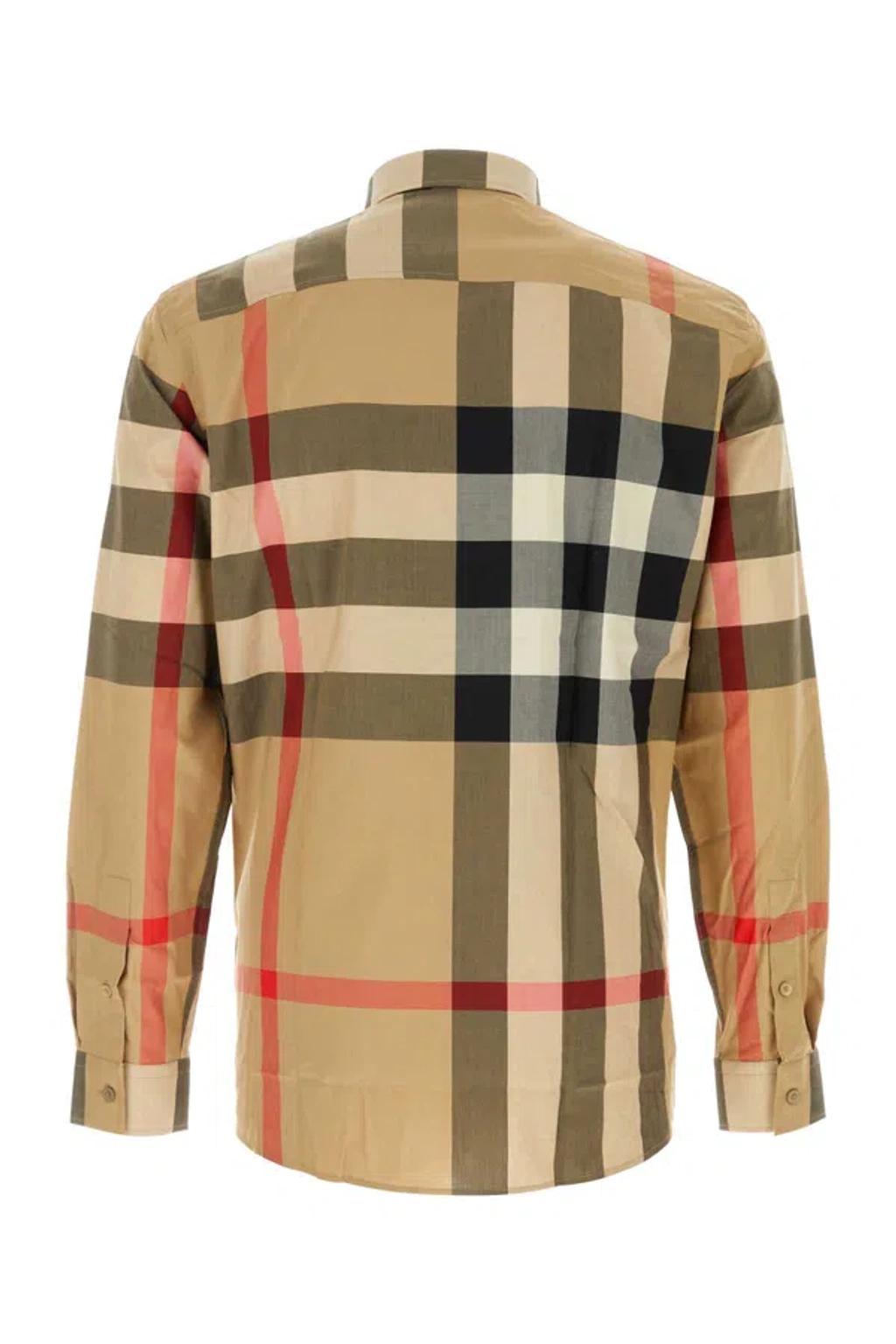 checkered cotton shirt Product Image