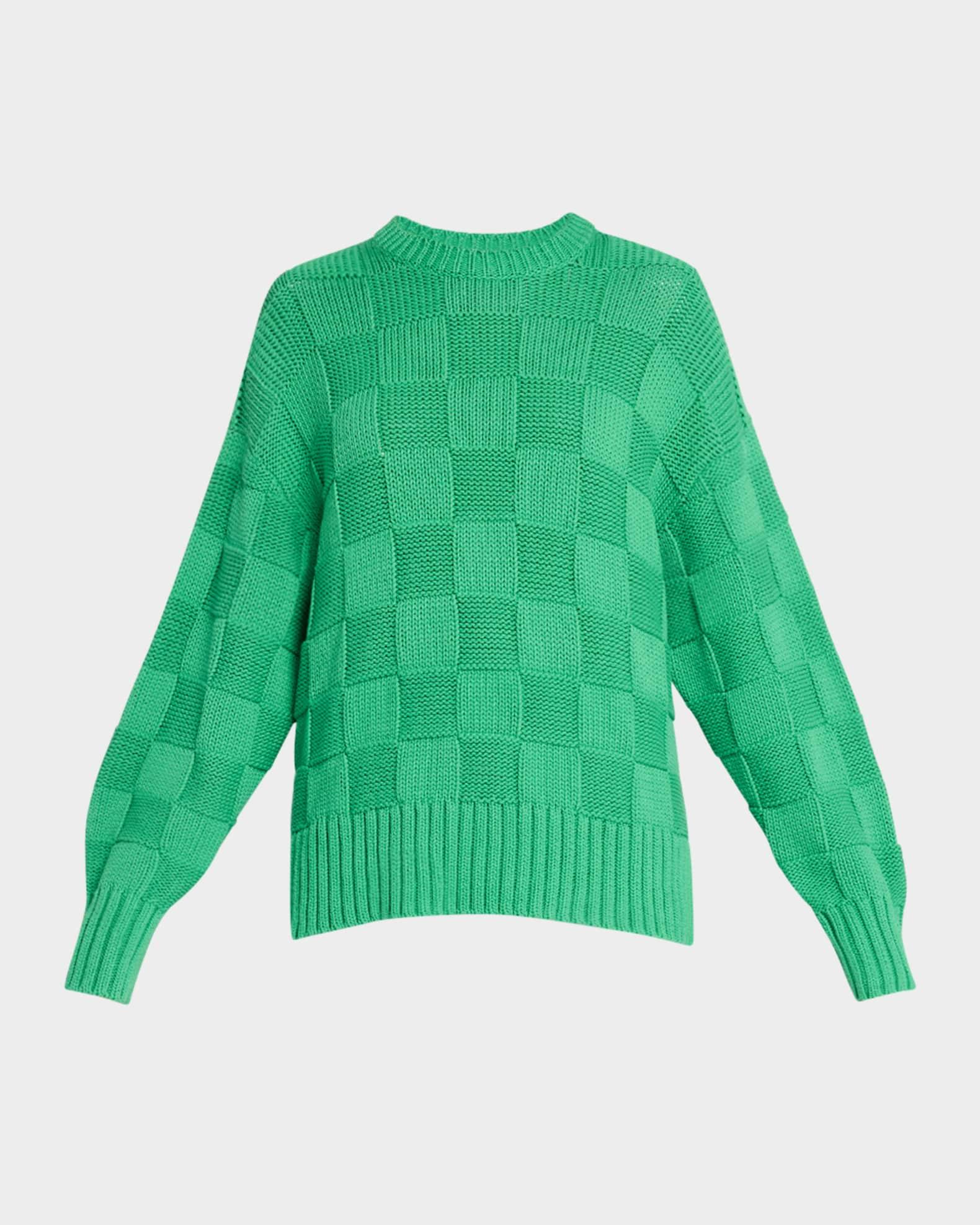 Checker Cozy Crewneck Sweater Product Image