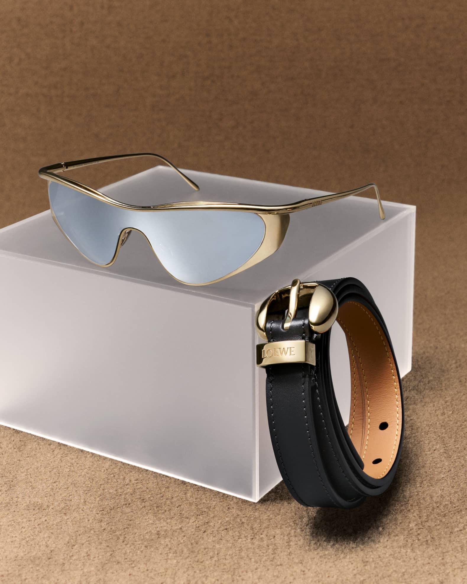Signature Metal & Nylon Shield Sunglasses Product Image