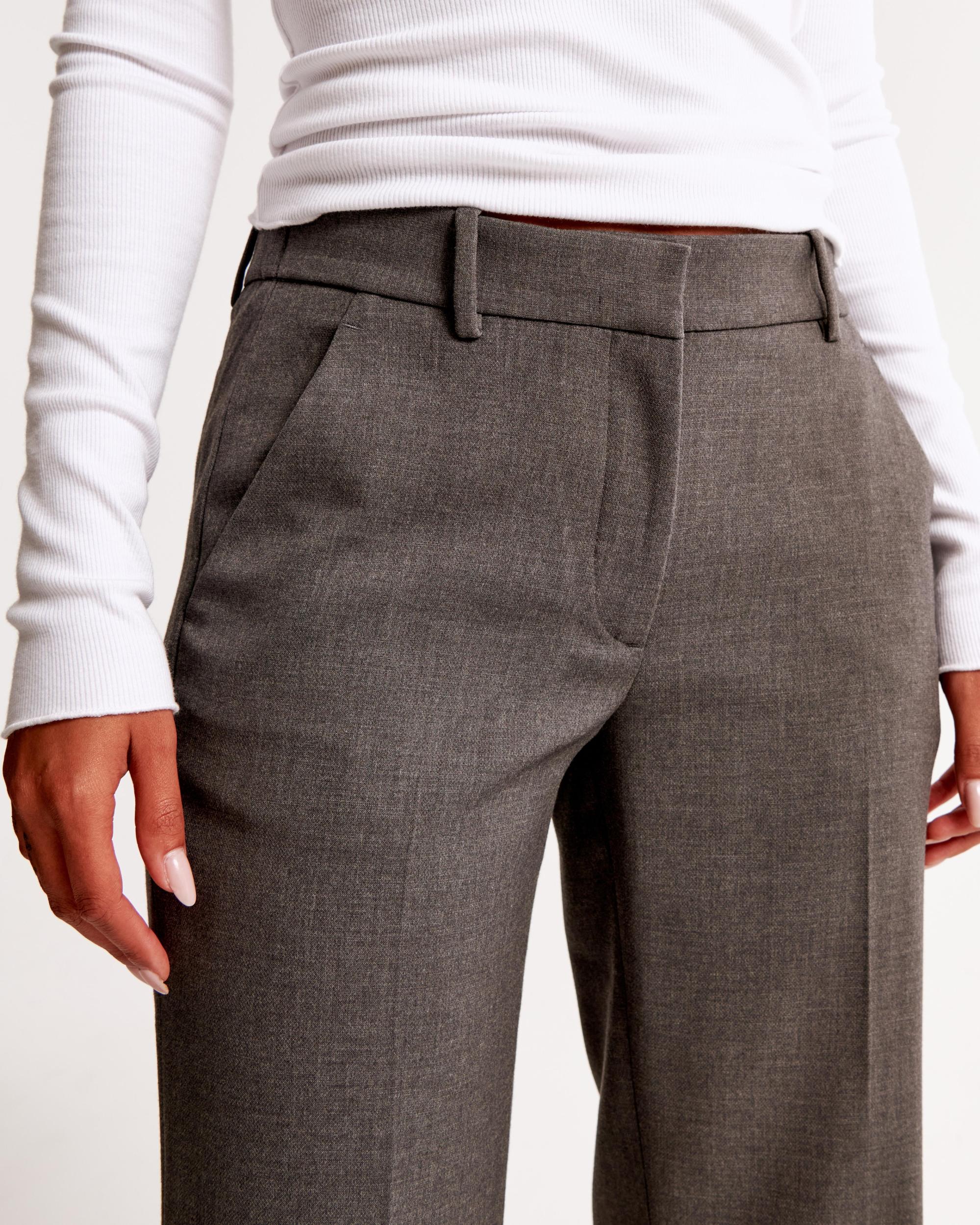 Low Rise Tailored Straight Pant Product Image