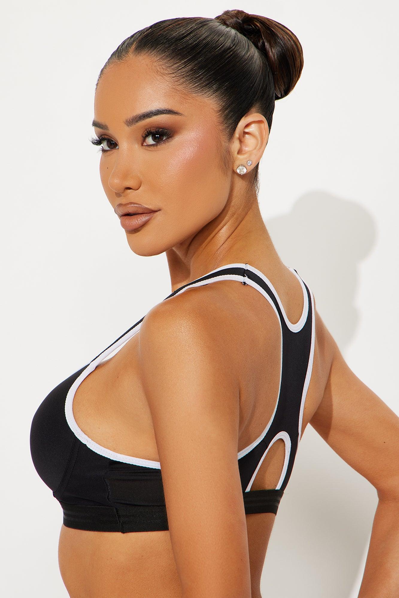 Sporty Look 2 Pack Wireless Molded Cup Microfiber Bra - Black/combo Female Product Image