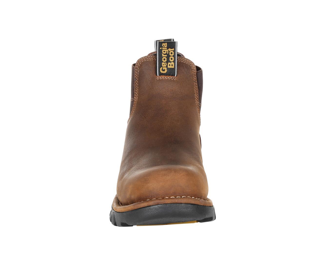 Men's Georgia Boot Eagle One Waterproof Chelsea Work Boots Product Image