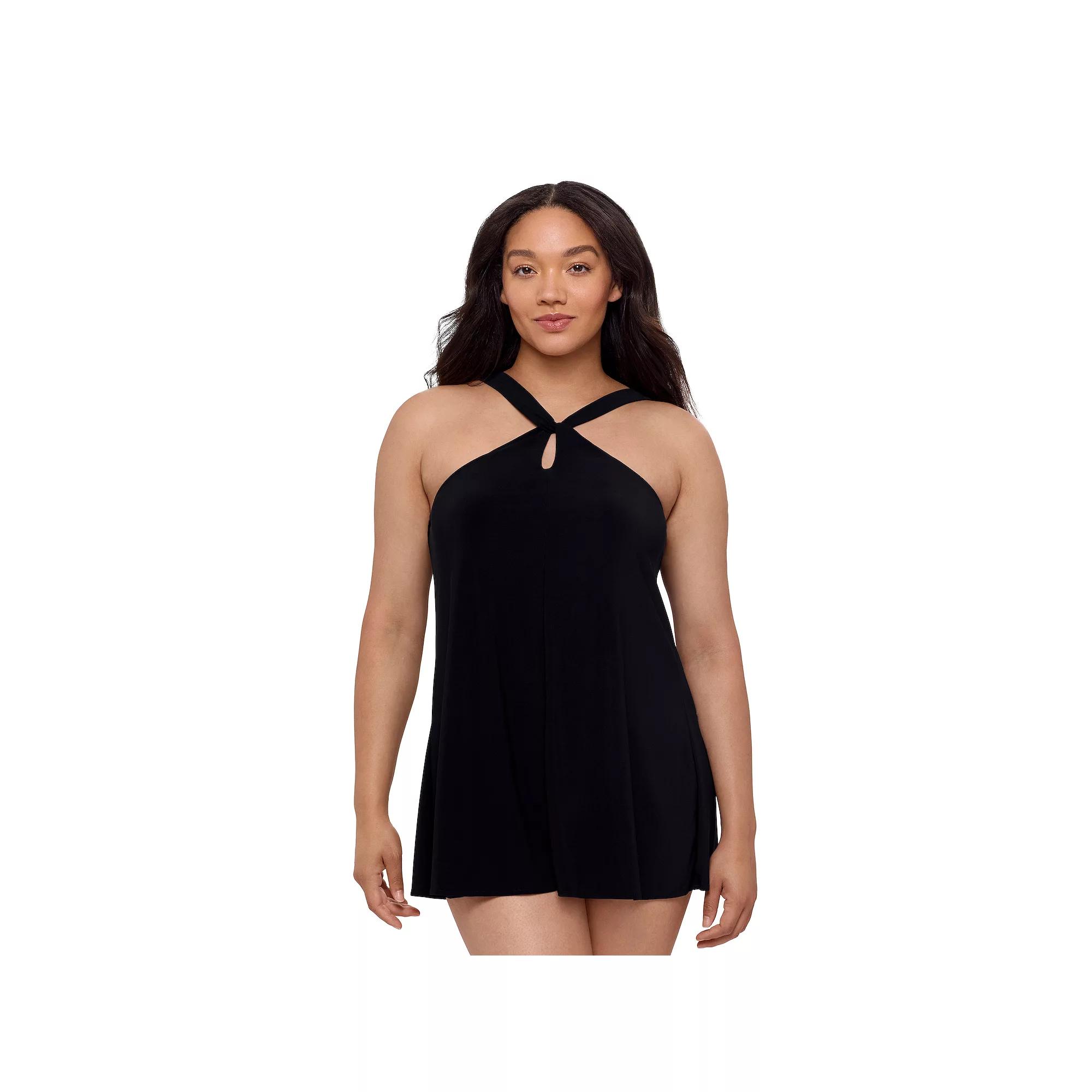 Womens Bal Harbour High Neck Swim Dress Product Image
