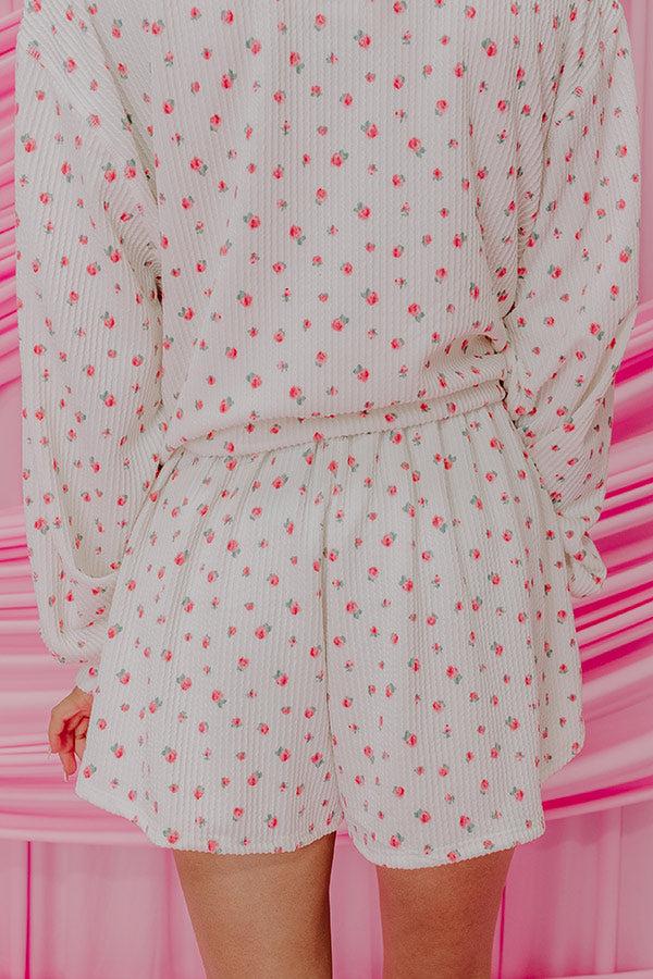 Life Full Of Roses High Waist Knit Skort Product Image