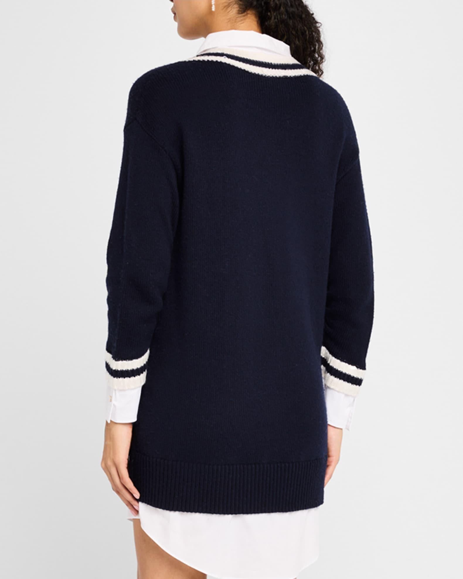 Santina Sequined Mixed Media Mini Dress Product Image