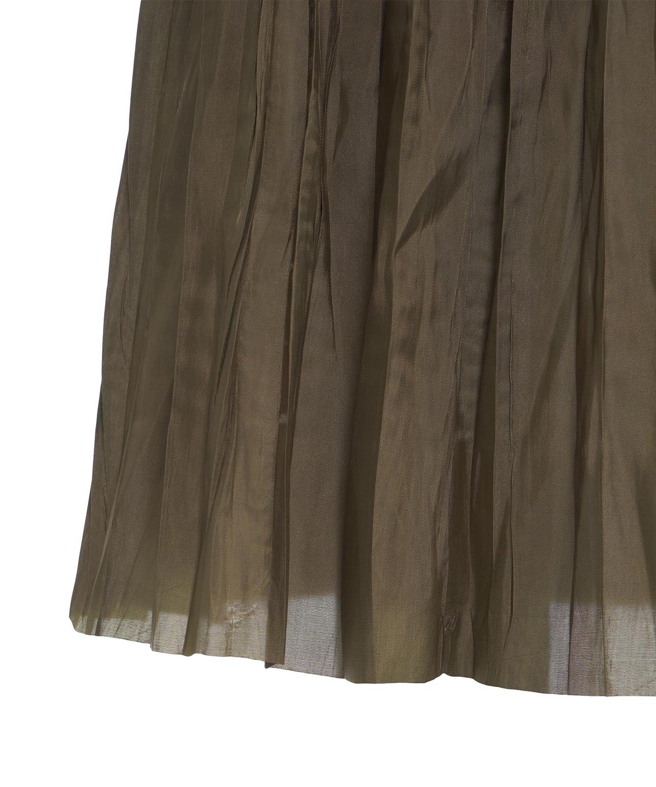 Pleated maxi skirt Product Image