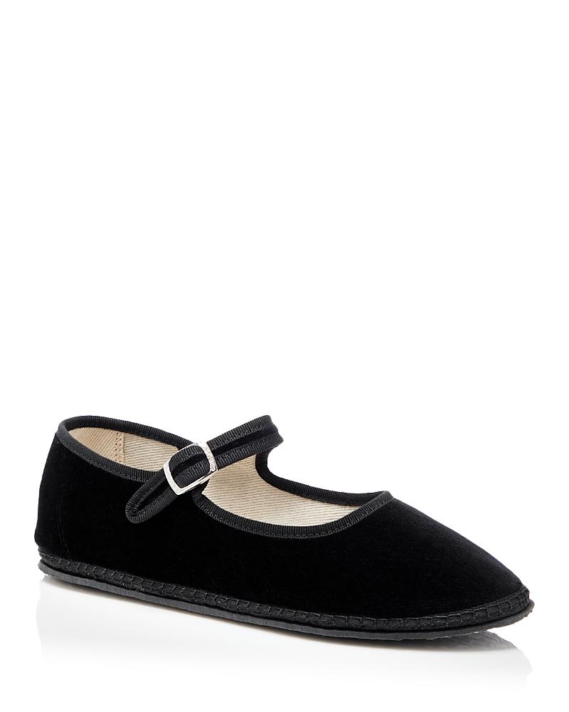 ViBi Venezia Womens Mary Jane Velvet Ballet Flats Product Image