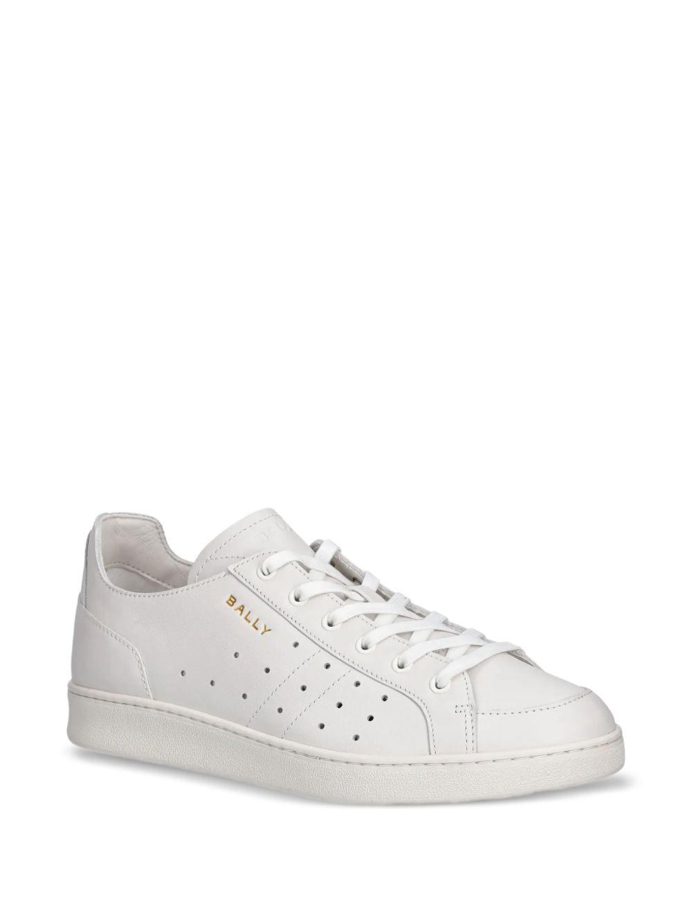 perforated leather sneakers Product Image