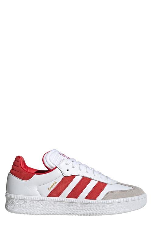 adidas Samba XLG Sneaker in White/Scarlet/Clear Granite at Nordstrom, Size 6 Women's Product Image