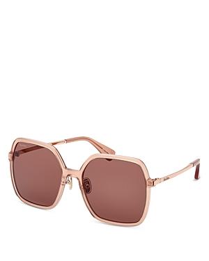 Womens 59MM Square Sunglasses Product Image