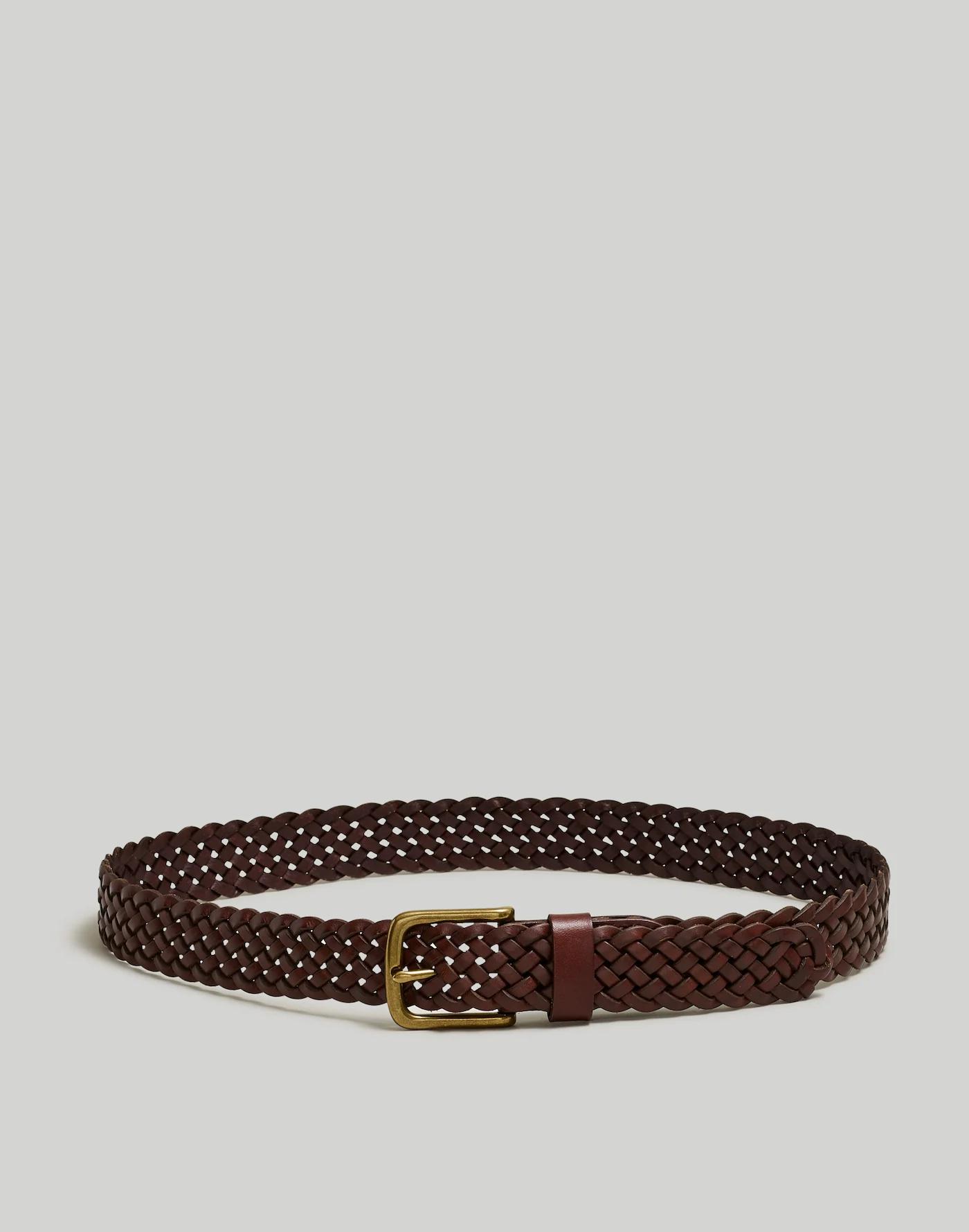 Woven Leather Belt Product Image
