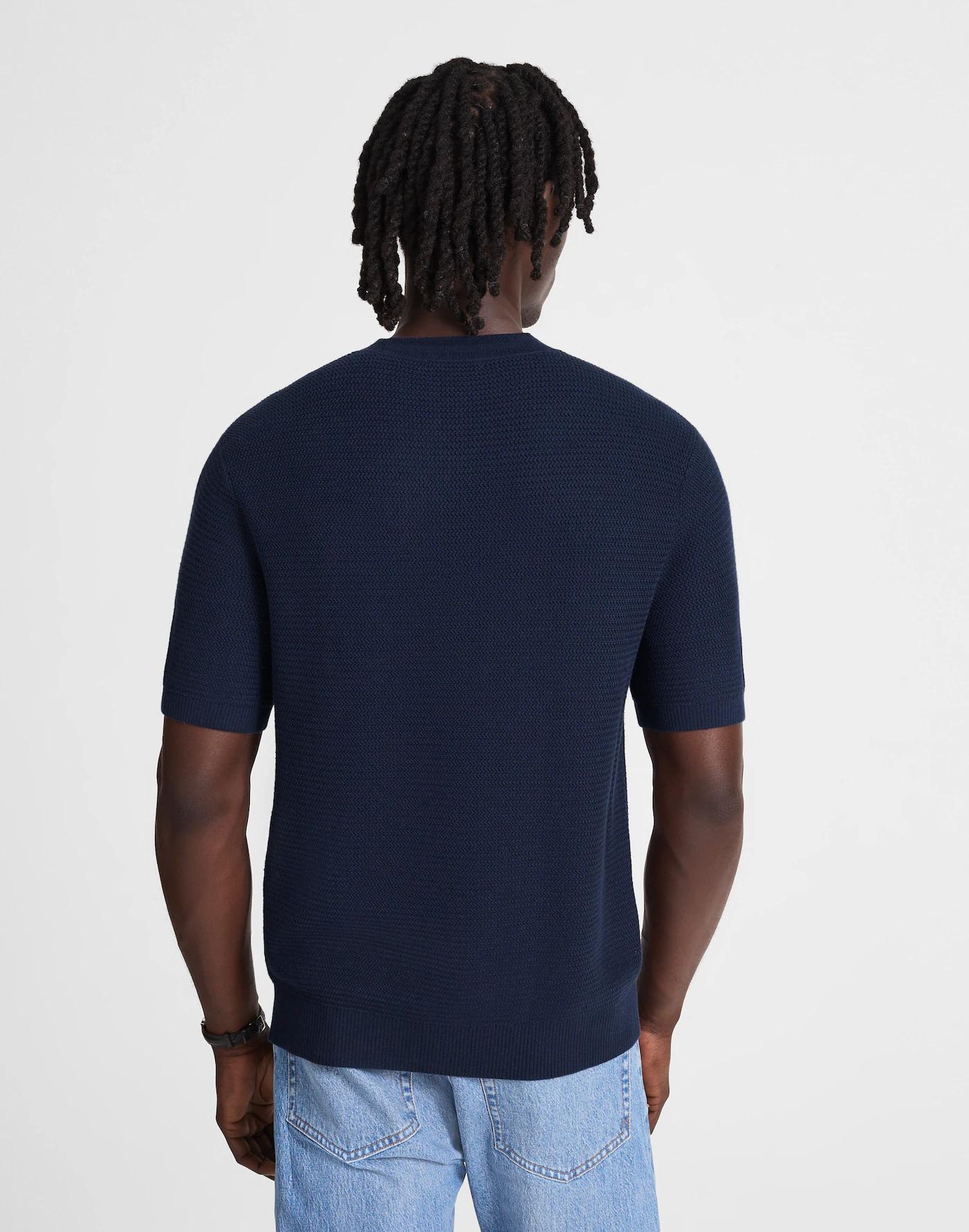 Zig-Zag Stitch Sweater Tee Product Image