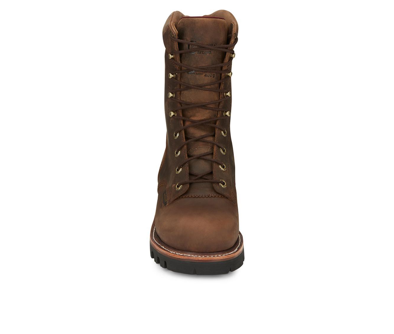 Men's Chippewa Boots Super Dna 9" Steel Toe Waterproof Insulated Work Boots Product Image