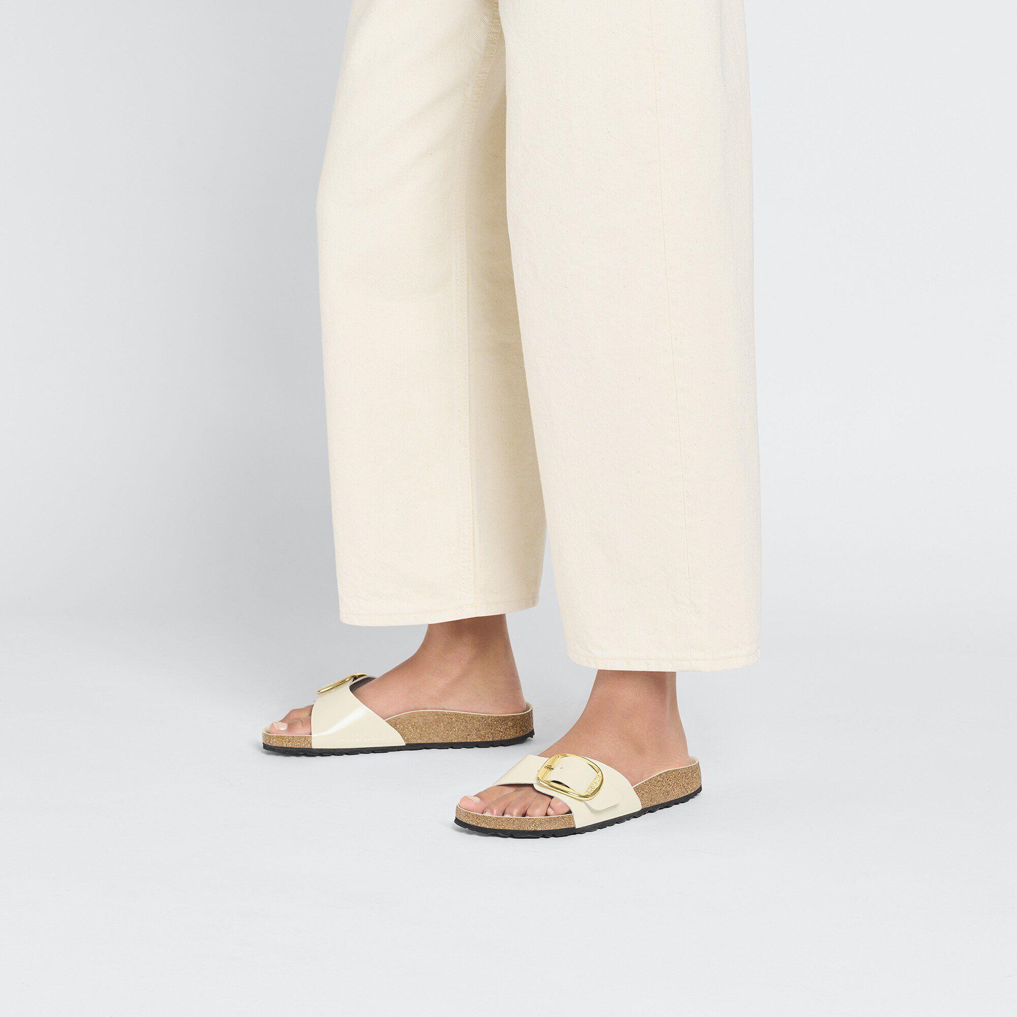 Madrid Big Buckle Natural Leather Patent Product Image