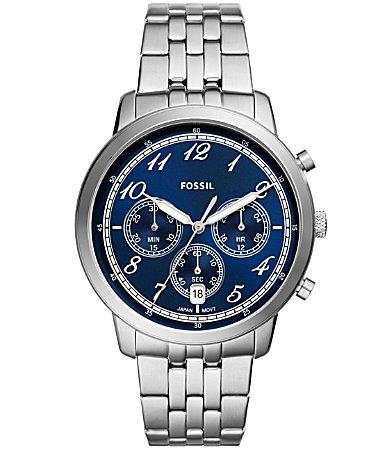 Fossil Mens Neutra Chronograph Stainless Steel Bracelet Watch Product Image