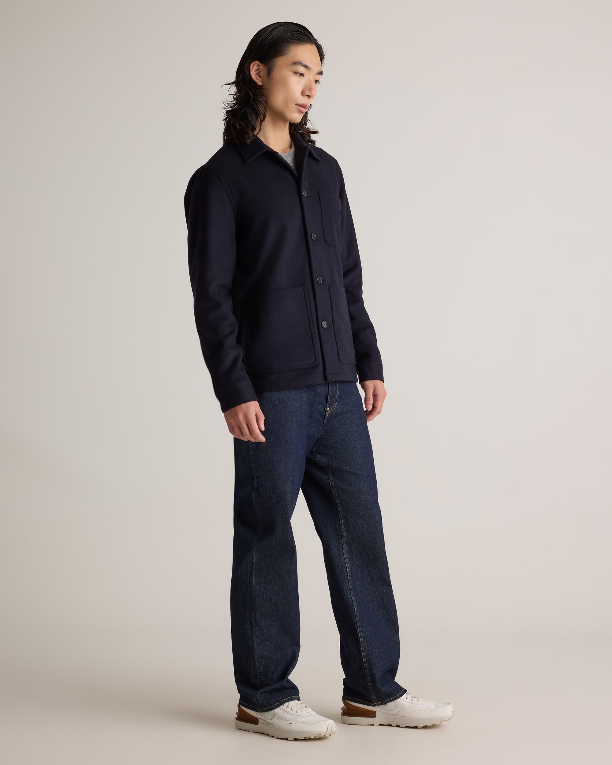 Quince | Men's Italian Wool Chore Jacket Wool/Nylon Product Image