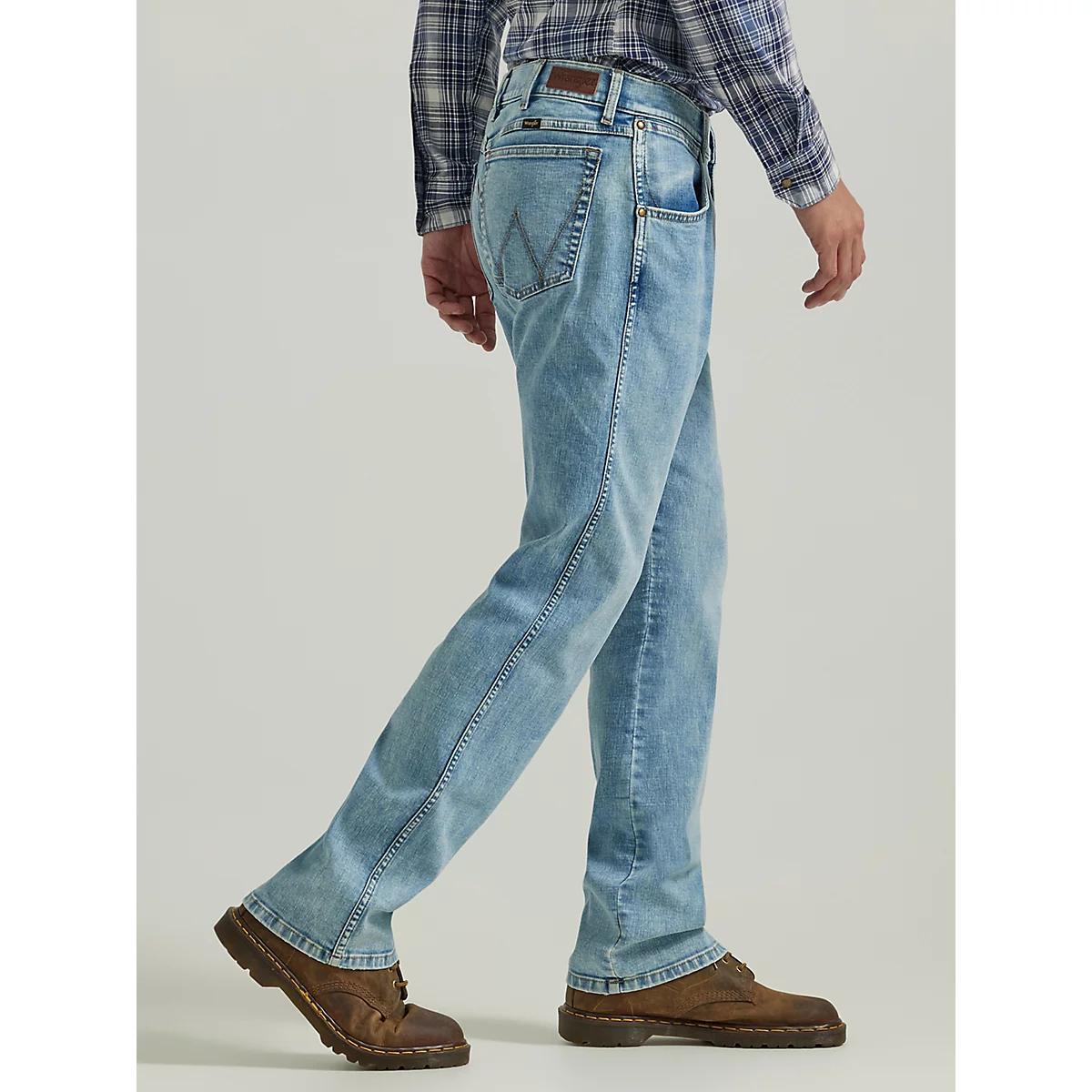 Men's Wrangler® Slim Straight Jean in Acid Wash Product Image