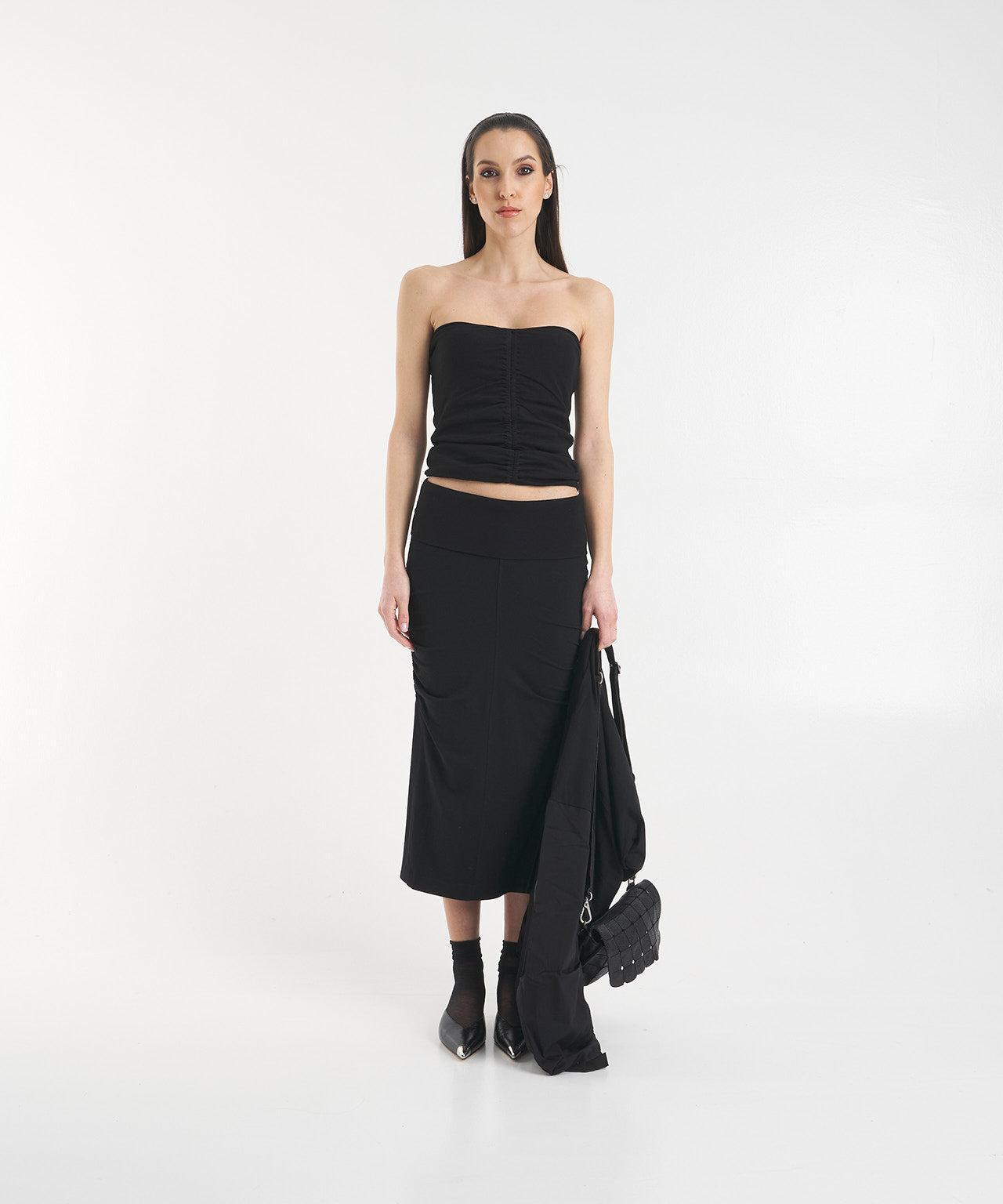 High waist midi skirt Product Image