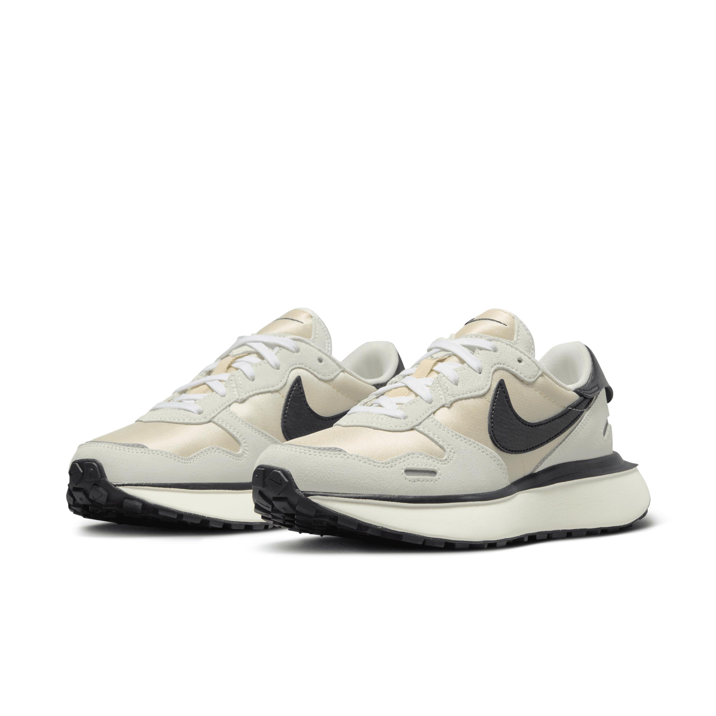 Nike Womens Nike Phoenix Waffle - Womens Running Shoes Summit White/Black/Sanddrift Product Image