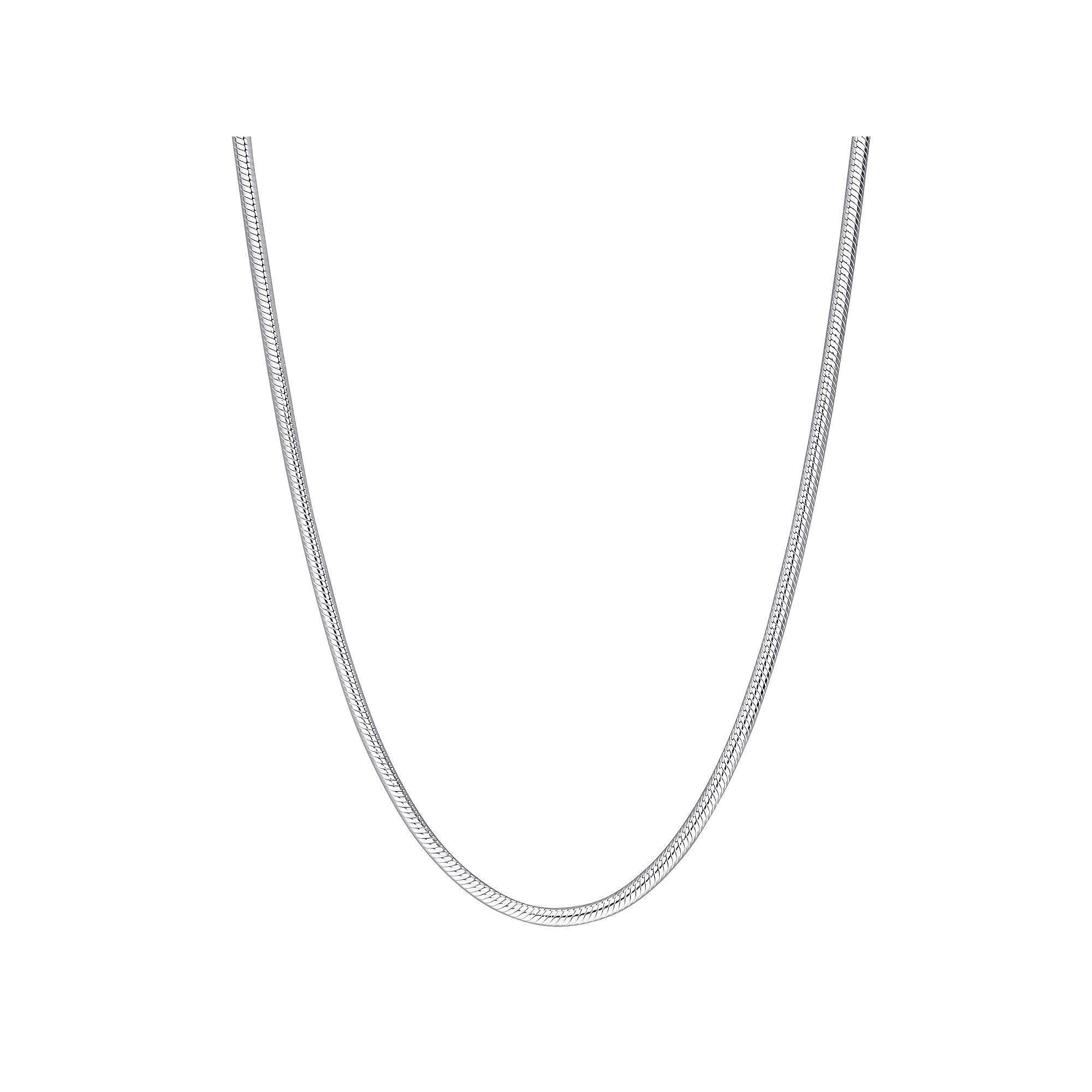 Stella Grace Men's Sterling Silver Snake Chain Necklace, Size: 20" Product Image