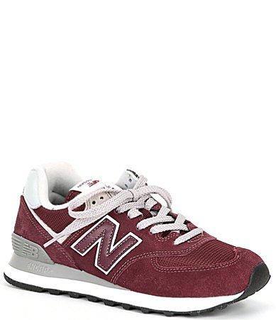 New Balance Womens 574 v3 Evergreen Suede Retro Lifestyle Sneakers Product Image