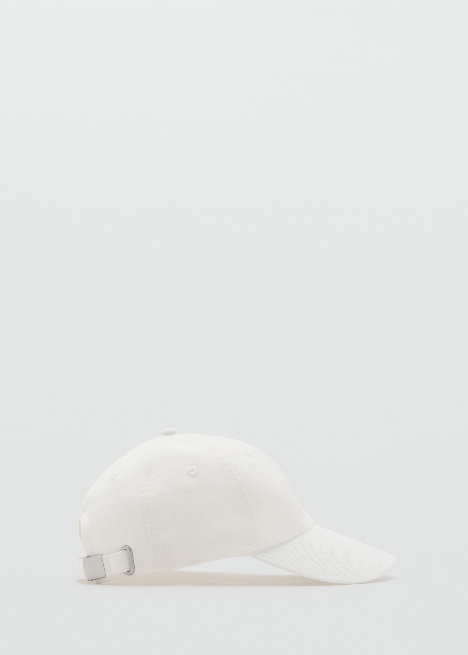 Cotton visor cap - Women | MANGO USA Product Image