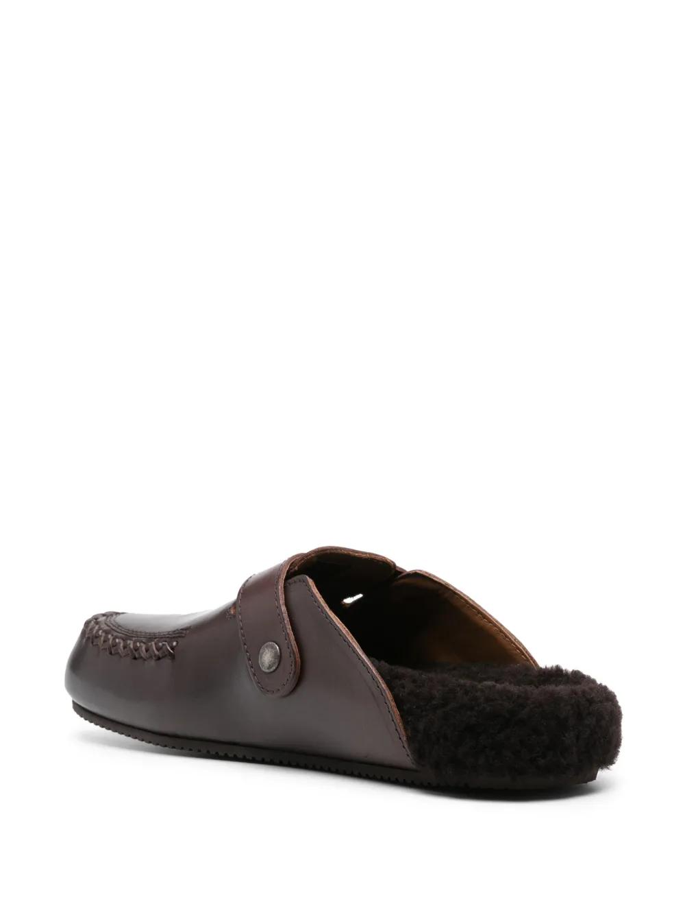 Glamping leather slippers Product Image