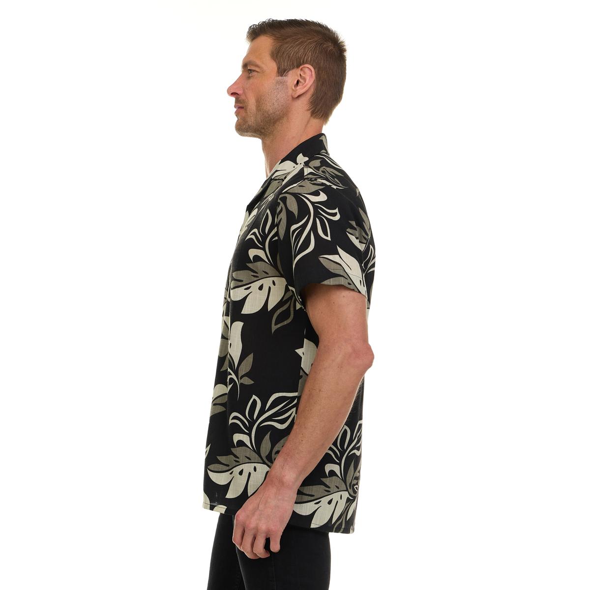 Canada Weather Gear Men’s Short Sleeve Linen-Look Resort Shirt Product Image