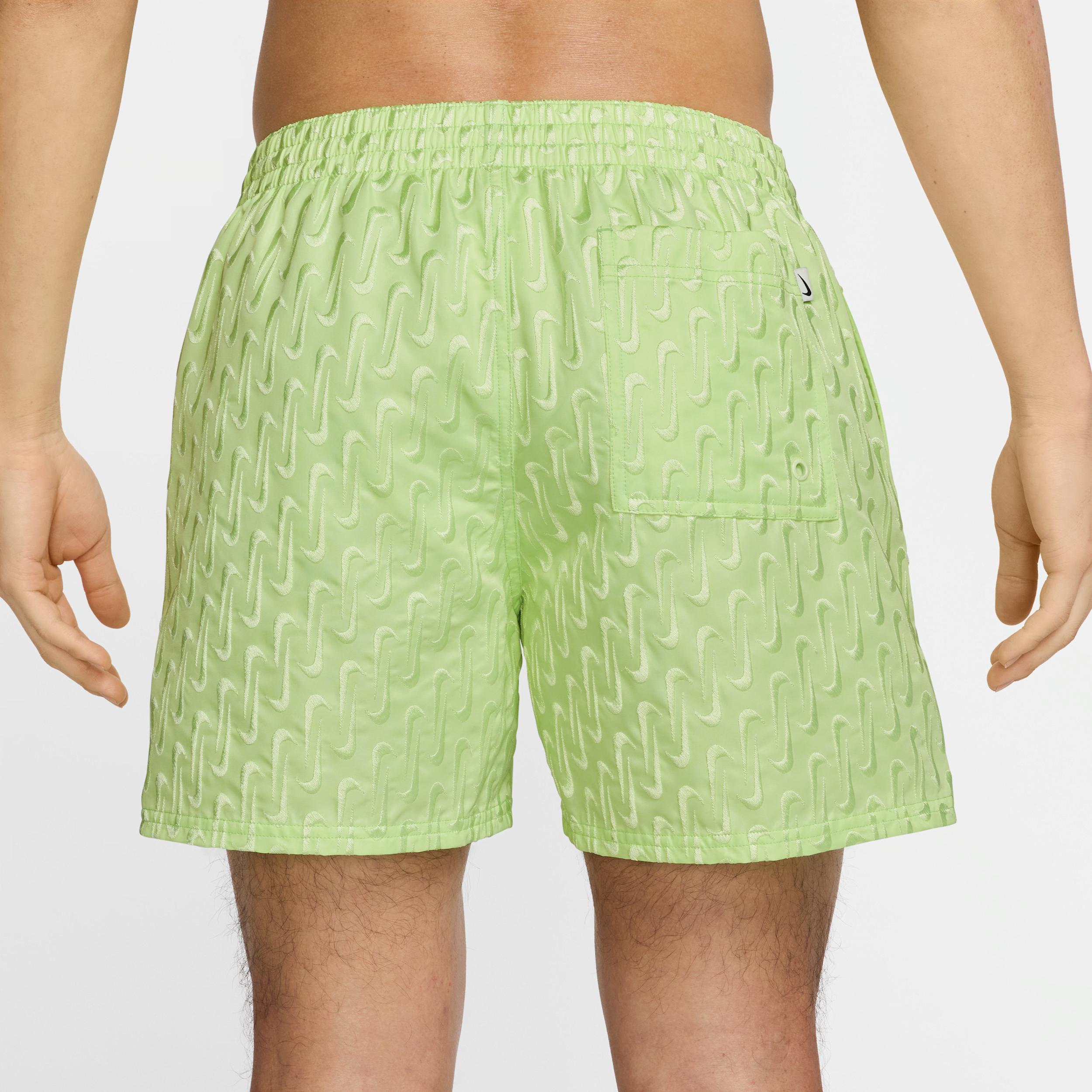 Nike Mens Swim Breaker Swoosh logo Link 5 Fully Lined Volley Shorts | NESSF505-740 Product Image