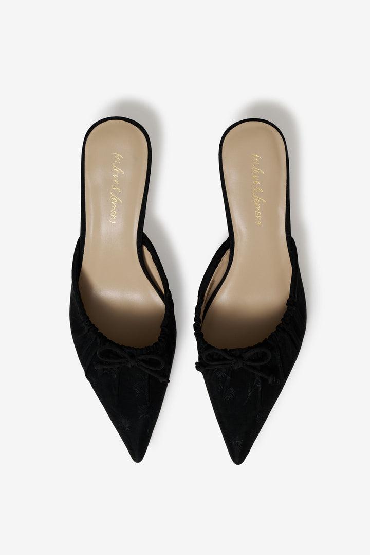 Colette Mule Heel — Black Product Image