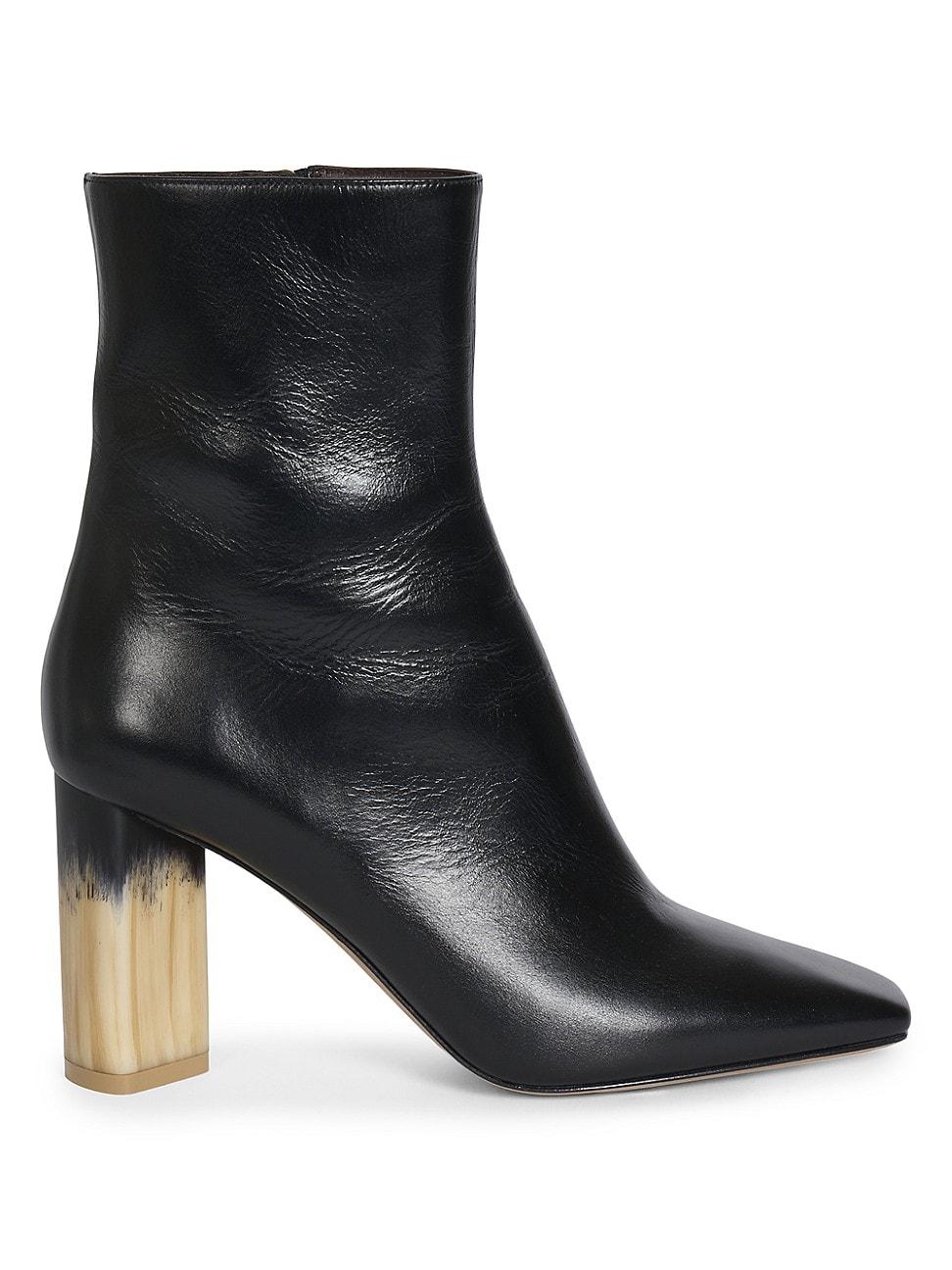 Womens Georgie Leather Booties Product Image