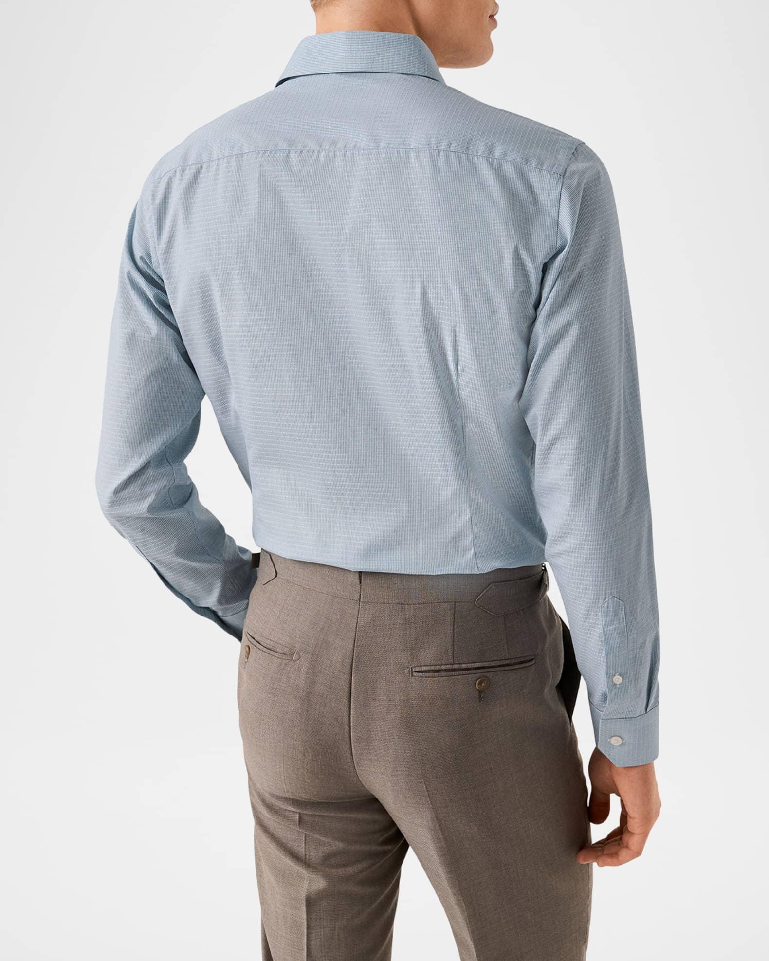 Men's Signature Dobby Contemporary-Fit Dress Shirt Product Image