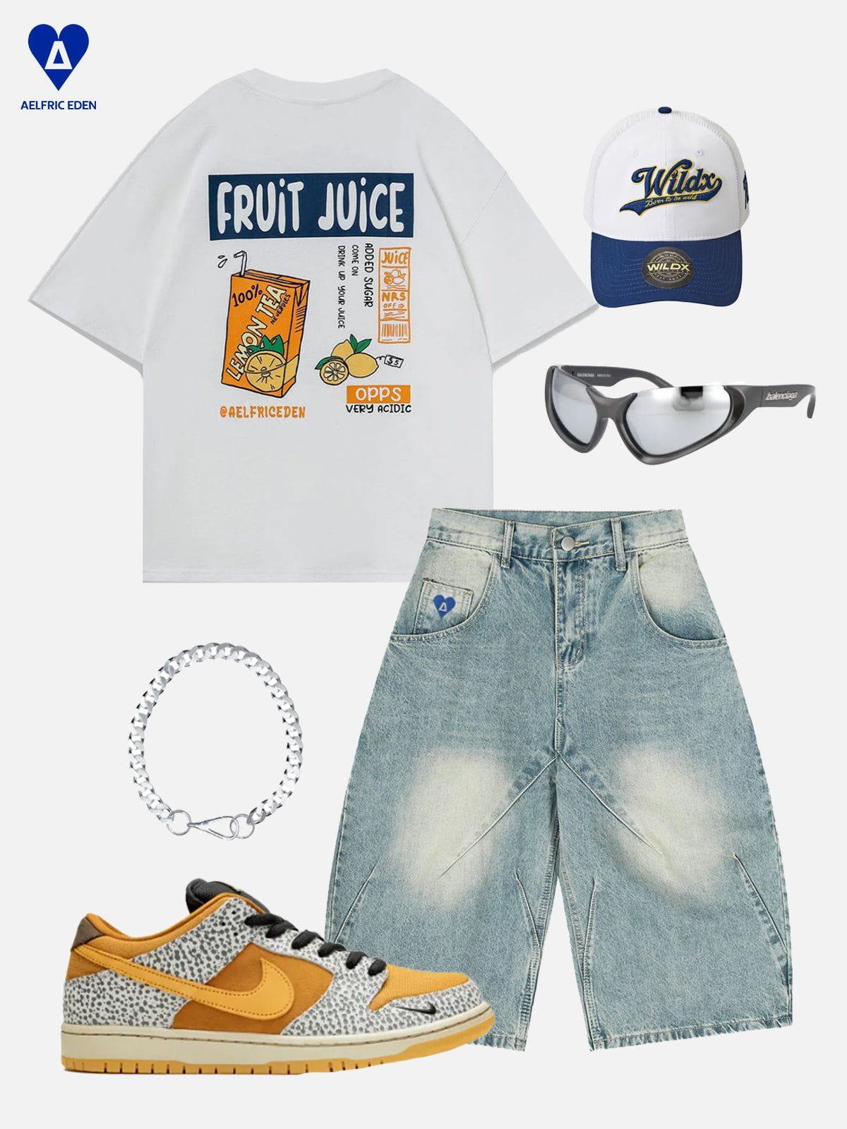 Aelfric Eden Wrinkle Longline Jorts Product Image